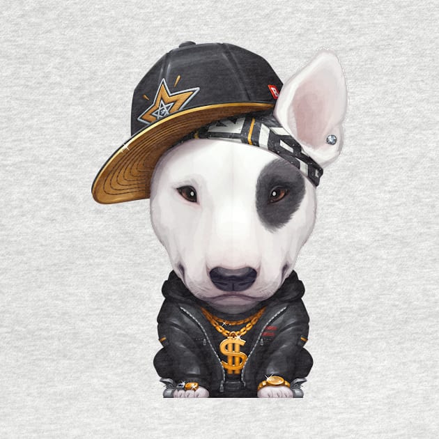 English Bull Terrier Hip-Hop Super Star by stonemask